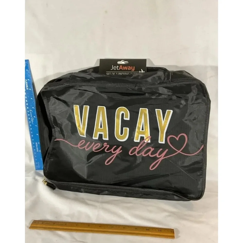 Jetaway Set Of 3 Packing Cubes Packing Bag New w/tags